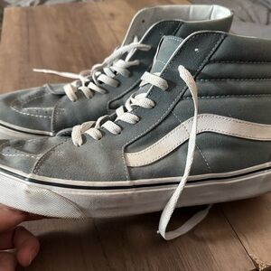 Vans High-Top Sneakers in blue-Gray and White sz 13